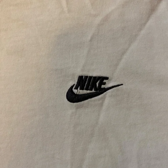 THE NIKE TEE Men's T-shirt Sweatshirt 100% Cotton White Size L - Picture 6 of 14